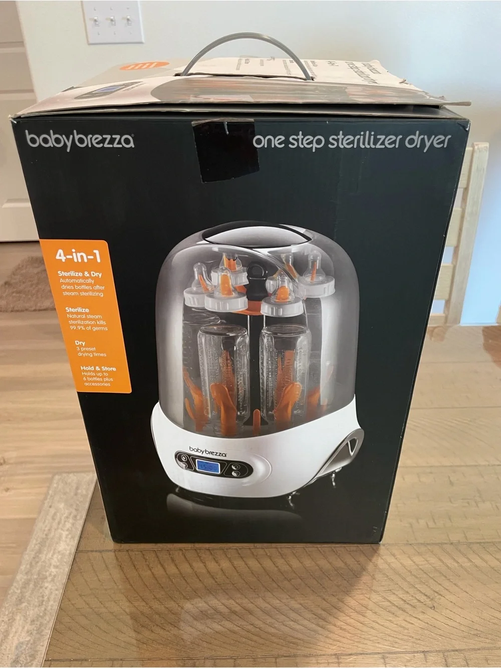 White and Orange One Step Sterilizer Dryer